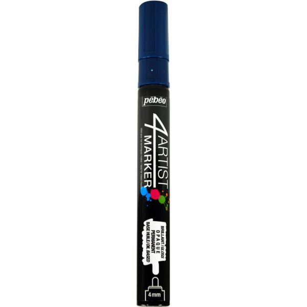 aliejinis markeris pebeo 4 artist marker 4mm deep blue