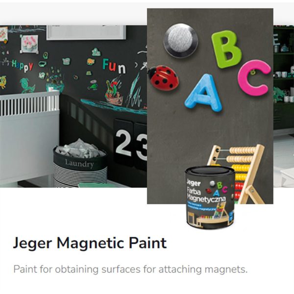 sienų ir baldų magnetiniai dažai juodos spalvos galima klijuoti magentus, nes siena magnetinė