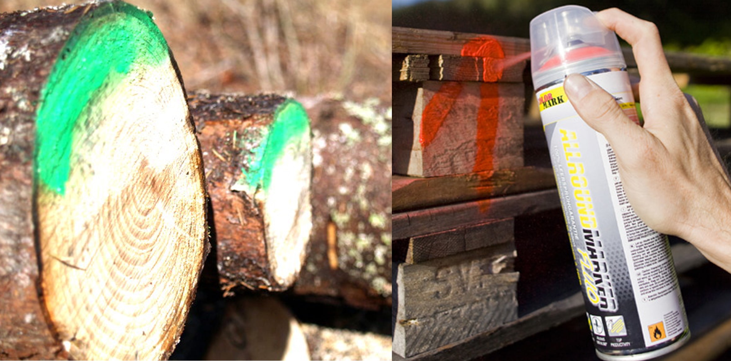 markiravimo dažai miškui colormark allroundmarker 500ml aerozoliniai dažai fluorescenciniai kelių žymėjimo dažai