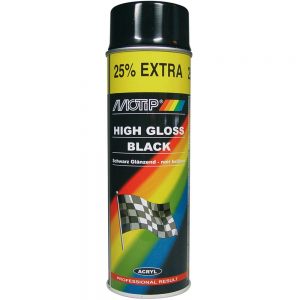 automobiliu dazai motip spray paint black gloss 500ml