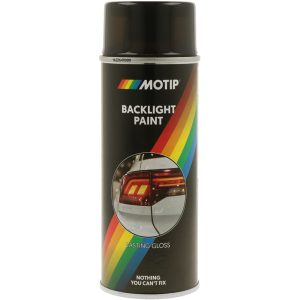 lakas automobilių žibintams skaidrus juodas motip backlight paint black 400ml